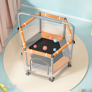 Trampolín de PVC para interiores de red poligonal para niños y niñas seguro y no tóxico para deportes de jardín de infantes - Product Image 5