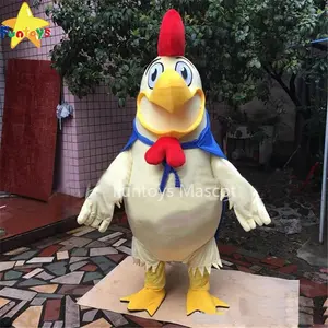 Funtoys ayam jantan kostum maskot ayam jago besar Masker ayam mewah pertunjukan anak-anak pesta Halloween untuk dewasa