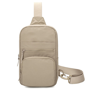 Bolsa de Pecho de Color Sólido de Alta Calidad en Oferta, Bolsa Cruzada de Nailon, Bolsa de Pecho, Bolsa para Teléfono para Exteriores, Riñonera Impermeable - Product Image 5