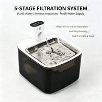 Fontaine à eau intelligente sans fil pour animaux de compagnie, en acier inoxydable 304, 3,2 L, batterie 4000 mAh, distributeur d'eau à induction pour chat et chien – Offre Spéciale
