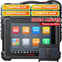 Escáner de Diagnóstico Universal Maxisys MS919 12-24V Compatible con Más de 110 Marcas, Programación de ECU, Más de 3K Pruebas, Topología 2.0