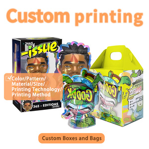 Tùy chỉnh in 3.5 gram Thiết kế hình dạng độc đáo hộp Mylar chết cắt gói Cali 3.5g Gói Túi Mylar với bộ hộp hiển thị cửa sổ - Product Image 2