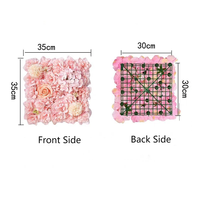 Mur artificiel fleur toile de fond 3D soie Rose panneau floral pour Photo fond maison fête mariage toile de fond décoration