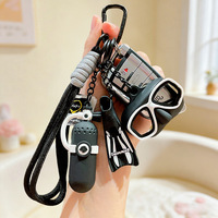 Mini porte-clés en silicone pour équipement de plongée, pendentif gilet de plongée, lunettes de plongée, décoration de sac à dos de plongée, cadeau