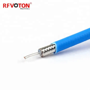 18G conductor plateado de alta frecuencia azul FEP jacket Cable Wires Rg401 RG402 RG405 Semi Flexible Rf Coaxial Cable - Product Image 3