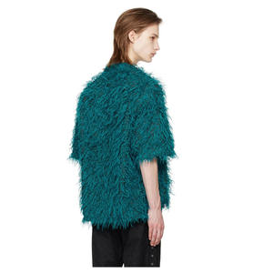 High Quality OEM Custom Shaggy <strong>Shirting</strong> Short Sleeve Loose Fashion Street Wear Men Shirt - Product Image 3