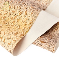 Haute Brillant Multicolore En Relief Crocodile Floral Texturé Cuir PVC Cuir Synthétique Tissu pour Sacs À Main DIY Sac À Main