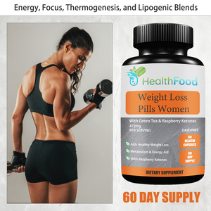 Premium Quality Women Weight Loss Pills with Green Tea 60 Day Supply Effective Slimming Fast Capsules for Fat Burning - Product Image 3