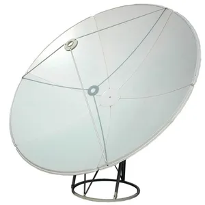 Antena de aço do fabricante 180cm exterior da china, antena satélite da tv