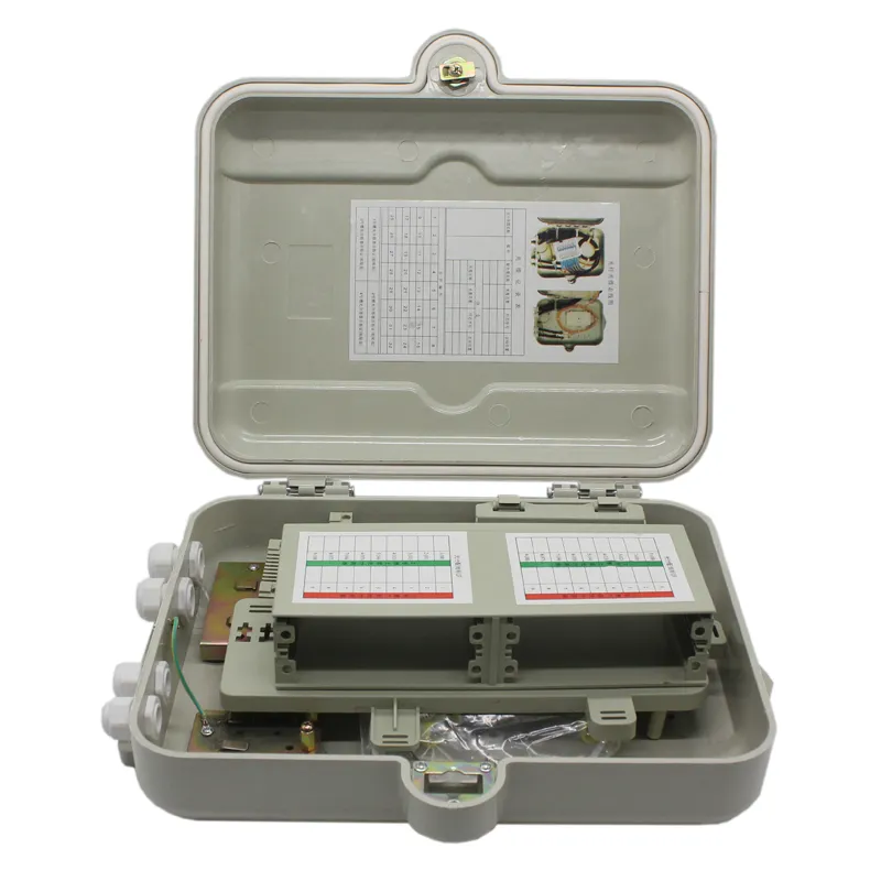Outdoor Waterproof 24 Core FTTH Fiber Optic Termination Distribution Box