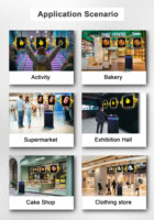 Machine de jeu holographique 3D avec publicité à double mode et tirage au sort pour le casino