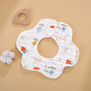 Bavoirs pour bébé en coton doux réglables, style bandana, séchage rapide et absorbant, bavoirs anti-bave pour l'alimentation des nourrissons, pour la dentition - Product Image 6