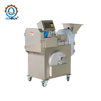 China Fabriek Levering 500-800 Kg/u Groentesnijder Elektrische Fruitsnijder Tomaat Dicer Snijmachine Snijmachine Groente Snijmachine