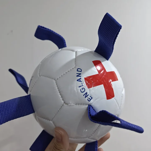 Pelota de Fútbol para Perros, Resistente a Mordidas, con Diseños Divertidos, Juguete Interactivo para Perros, para Jugar al Aire Libre - Product Image 6