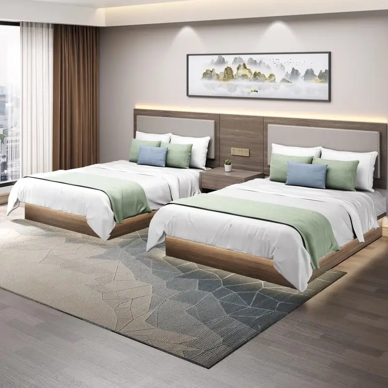 Fabrik verkauf modernes Design kunden spezifische hölzerne Hotel möbel Hotelzimmer möbels ets und Hotel möbel Schlafzimmer garnituren