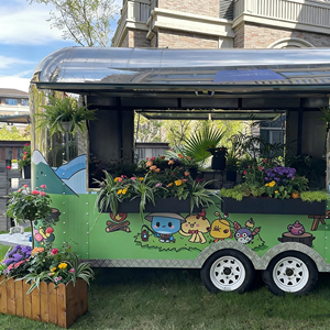 Custom Stainless Steel & Aluminum <b>BBQ</b> Food Trailer with Candy Station - Product Image 6