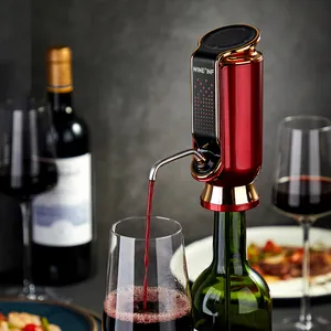 Aireador de vino electrónico con ahorro de vacío