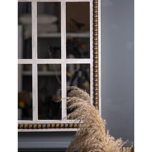 Trang Trại Trang Trí Nhà Cửa Sổ Trang Trí Khung Hình Bằng Gỗ Khung Tường Gương Cho Phòng Khách - Product Image 5