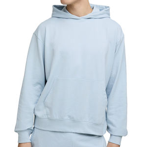 Sudadera con Capucha de Verano de 300 Gsm, de Alta Calidad, Talla Grande, con Logotipo Personalizado Impreso, Felpa Francesa, Algodón Transpirable, Servicio OEM - Product Image 3