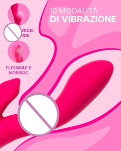 G-Punkt Rabbit-Stick Vibrator, Klitoris-Stimulator, Massagegerät, Dual-Motor Künstlicher <span class=keywords><strong>Penis</strong></span>, Weibliches Sexspielzeug, 100% Wasserdicht - Product Image 5