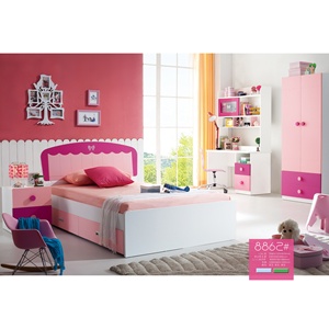Popular moderno blanco camas para niños de madera cama litera con almacenamiento/escalera - Product Image 5