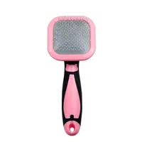 Cepillo Profesional 2 en 1 para Eliminar el Pelo de Mascotas, Peine de Acero Inoxidable con Puntas de Bola para Perros, Gatos, Teddy, Poodle