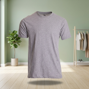 T-shirt Homme en Coton à Manches Courtes – Lot de 40 – 100% Coton Respirant Écologique Séchage Rapide – Style Vintage Été – 220 Grammes – Motif Lettre - Product Image 3