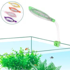 Canlı bitki tankı için balık tankı klip tam spektrum USB güç kaynağı deniz Reef akvaryum LED ışıkları