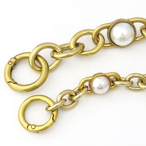 3-4mm dày nhôm nhẹ PURSE chain-vàng ngọc trai liên kết dây đeo vai cho túi xách, chiều dài tùy chỉnh bán buôn - Product Image 5