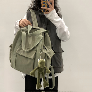 Mochila de <span class=keywords><strong>bosque</strong></span> para estudiantes universitarios, mochila de nailon de viaje multiusos de gran capacidad - Product Image 4