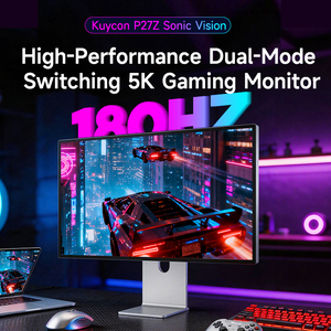 Moniteur de jeu LCD 5K 180 Hz KUYCON P27Z 27 pouces avec contraste 1200:1, écran IPS de bureau amélioré avec support - Product Image 6