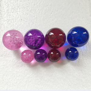 Esfera de bolha de vidro pesado de cristal roxo MH-Q0237 - Product Image 5