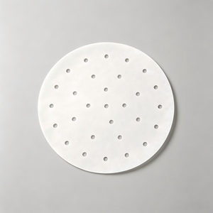 OEM Round Perforated Steaming Paper Disposable Multi Diameters <b>Non</b> <b>Stick</b> Double Sided Silicone Paper Wholesale - Product Image 2