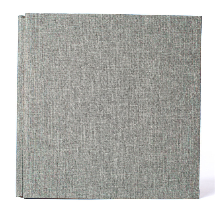 Couverture grise + 20 feuilles pages blanches