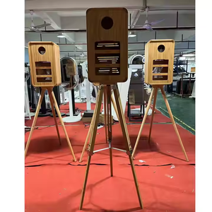 2025 Popular Wooden Photo Booth for Weddings Compatible with Camera and SLR with <b>Printer</b> - Product Image 2