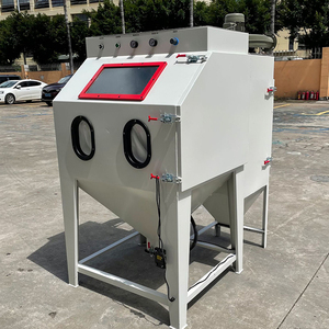 Petite cabine de sablage à sec pressurisée, contrôle précis, effet uniforme, nettoyage de surface et élimination de la rouille métallique, sablageuse - Product Image 5