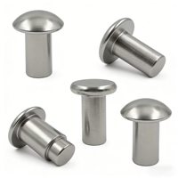 Fabricant chinois YUHUI, Rivet plein sur mesure 1/4 X 1/2 8mm M10 en acier inoxydable, finition brillante, Grade 8.8, plage de serrage 1-2