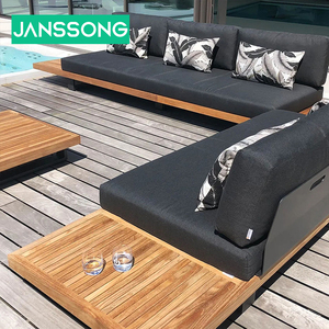 Luxury Design Teak Sofa Set Wooden <strong>Garden</strong> Furniture <strong>Seating</strong> for Outdoor Patio Sets - Product Image 2