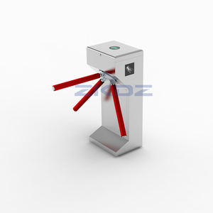 <strong>Access</strong> <strong>Control</strong> Scanning QR Code Stainless Steel <strong>2</strong>-Way Barrier Gate Semi Automatic Vertical Tripod Turnstile - Product Image 3