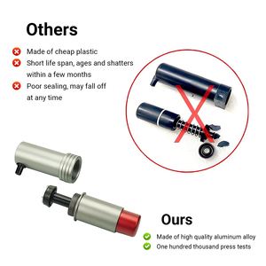 YUANYUJINGMI Support de caméra à ventouse double à dégagement rapide 6 pouces avec vis 1/4 po et 3/8 po, support en aluminium compatible sports - Product Image 3