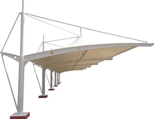 Abri de voiture en métal pour extérieur, imperméable et résistant au soleil, structure en acier préfabriquée, abri de véhicule de haute qualité - Product Image 3