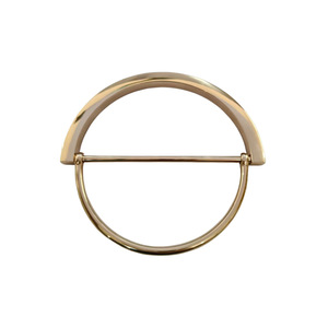 Zinc Alloy Round Handle 123mm Inner Diameter For <b>Bags</b> Handbags Leather Goods Hardware <b>Accessories</b> - Product Image 1