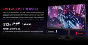 Monitor para Juegos A.S.U.S ROG Strix XG27ACMEG Original de 27 Pulgadas, 2560*1440, 260Hz OC (Superior a 144Hz), 0.3ms (mín.) IPS Rápido - Product Image 6