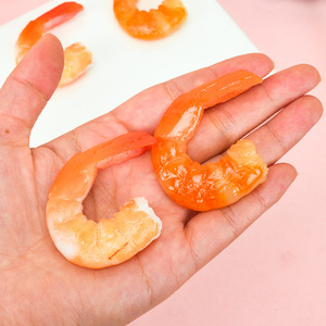 Crevettes artificielles en résine 1:1, modèle <span class=keywords><strong>de</strong></span> crevettes, accessoires <span class=keywords><strong>de</strong></span> présentation <span class=keywords><strong>de</strong></span> <span class=keywords><strong>fruits</strong></span> <span class=keywords><strong>de</strong></span> <span class=keywords><strong>mer</strong></span>, queue <span class=keywords><strong>de</strong></span> crevette simulée pour le bricolage - Product Image 1