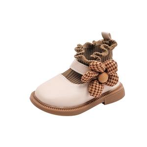 Bottes courtes en cuir pour bébés filles, chaussures d'apprentissage printemps-automne, 0-1-2-3 ans, style princesse - Product Image 5