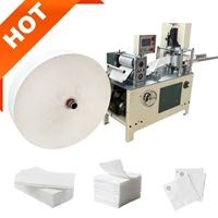 Machine à plier les serviettes entièrement automatique, double couche, avec impression, pliage 1/4, 1/6, 1/8 pour petite usine
