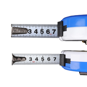 Ruban à mesurer rétractable en acier BTE de <span class=keywords><strong>10</strong></span> mètres, système impérial et métrique (couleur bleue) - Product Image 4