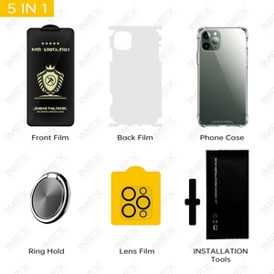 5 in 1 Pcak for Apple <b>iPhone</b> <b>12</b> Series Anti-Shock Anti-Burst Anti-Scratch Phone Case Set Lens <b>Screen</b> <b>Protector</b> - Product Image 2