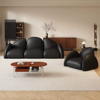 Canapé design haut de gamme, style moderne, luxe léger, en cuir de qualité supérieure, meubles de salon, ensemble de canapés modulaires pour salon