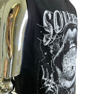 <span class=keywords><strong>Gilet</strong></span> vintage à imprimé graphique surdimensionné de haute qualité, fabricant de logo personnalisé, poids lourd, 100% coton, <span class=keywords><strong>chemise</strong></span> sans manches imprimée pour homme - Product Image 4